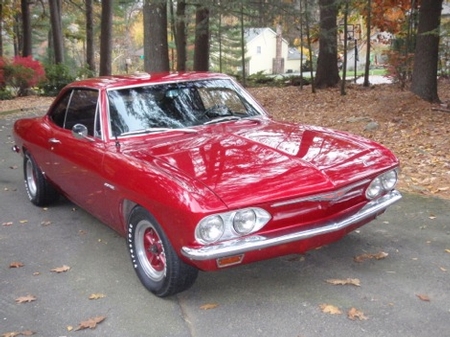 Our Hoodie Larry's 65 Corsa Turbo Corvair